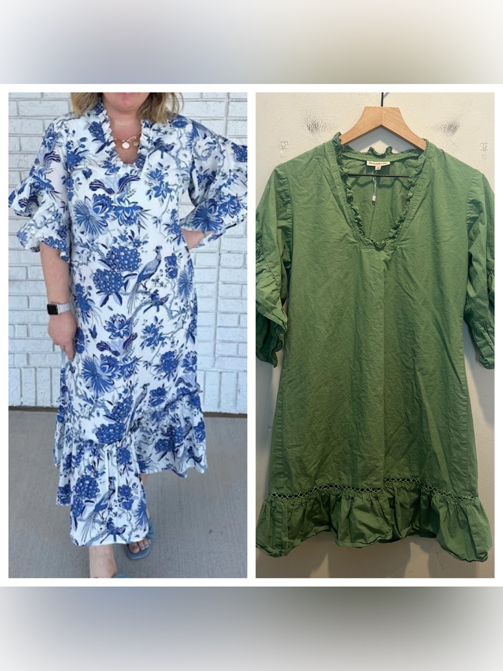 FITZROY & WILLA- Soleil Maxi Dress Olive Size S